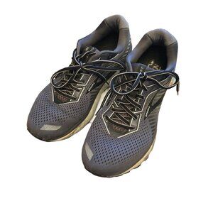Brooks Ghost 12 men's running shoes size 9.5 grey lace up athletic sneakers